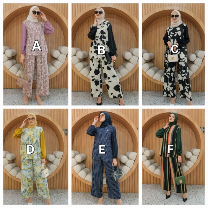 ONE SET EYBERLI ALEZA SERIES SETELAN DEWASA