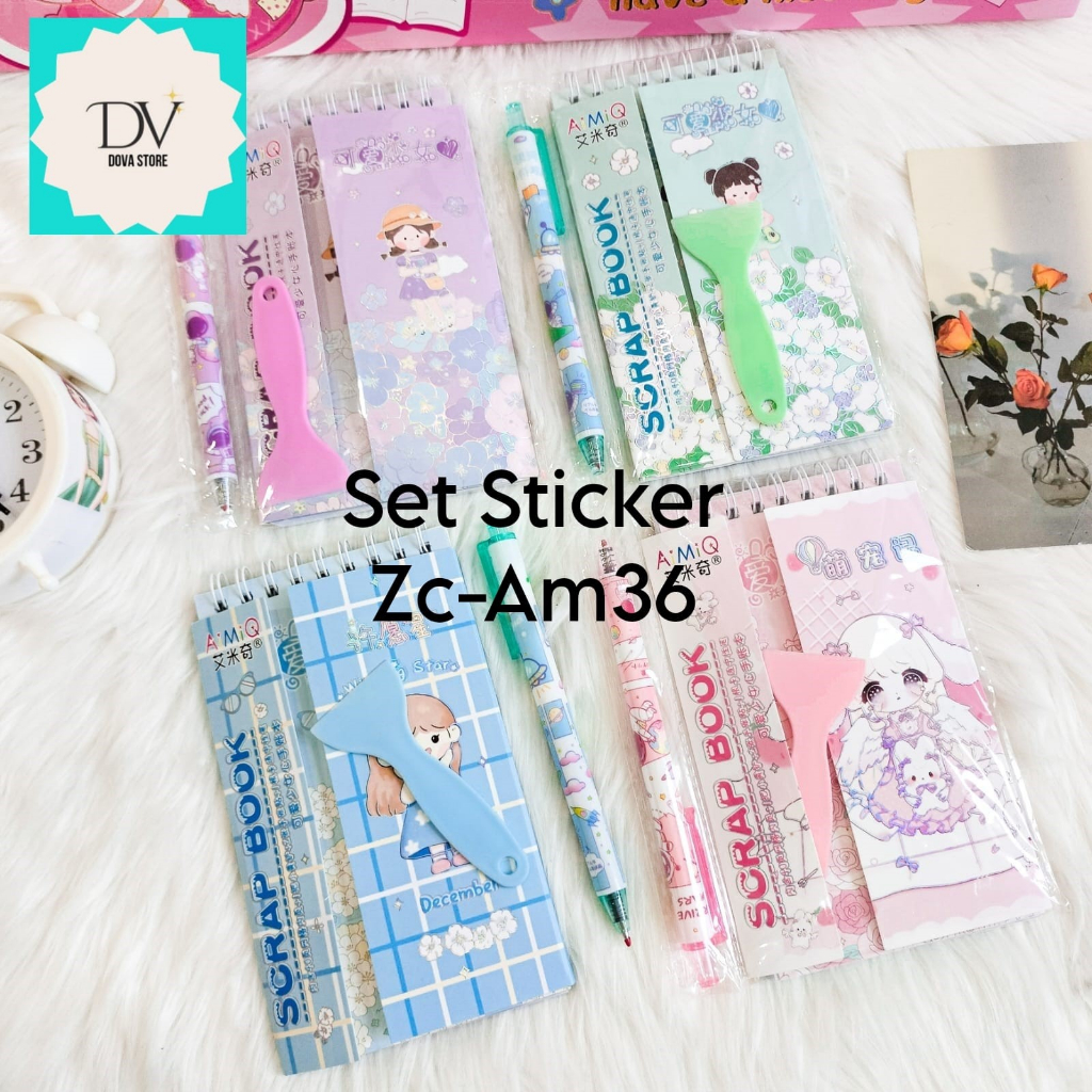 

Paket Sticker ZC-AM36 buku spiral pulpen dan perata stiker KREATIVITAS ANAK
