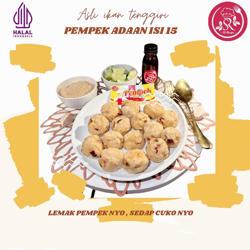 

Pempek adaan isi 15 + cuko 150ml + vakum frozen | pempek SisRecipe