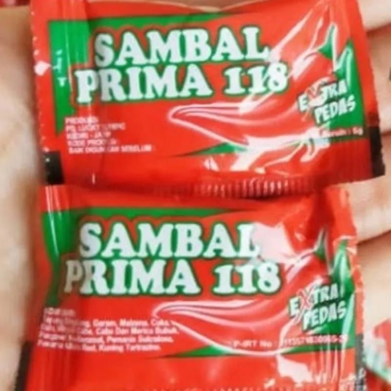 2.Kemasan Sachet Sambal Saus  @ 5 Gr Saos Prima 1 Pcs