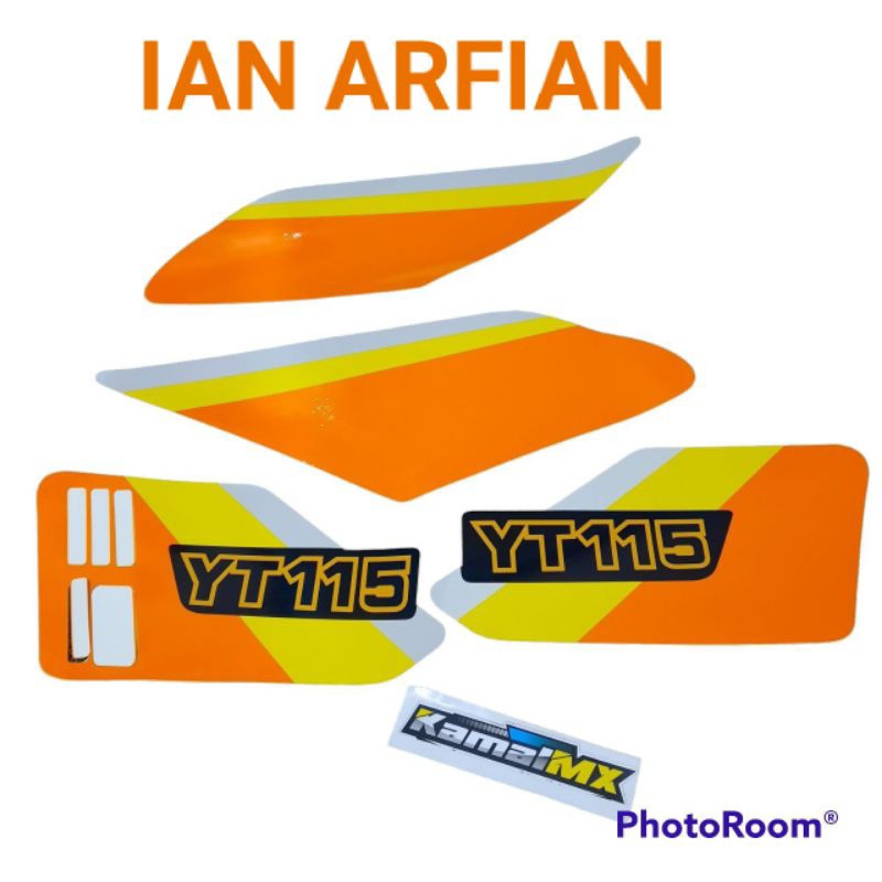 LIS STRIPING STICKER YAMAHA YT115 YT 115 FULLSET