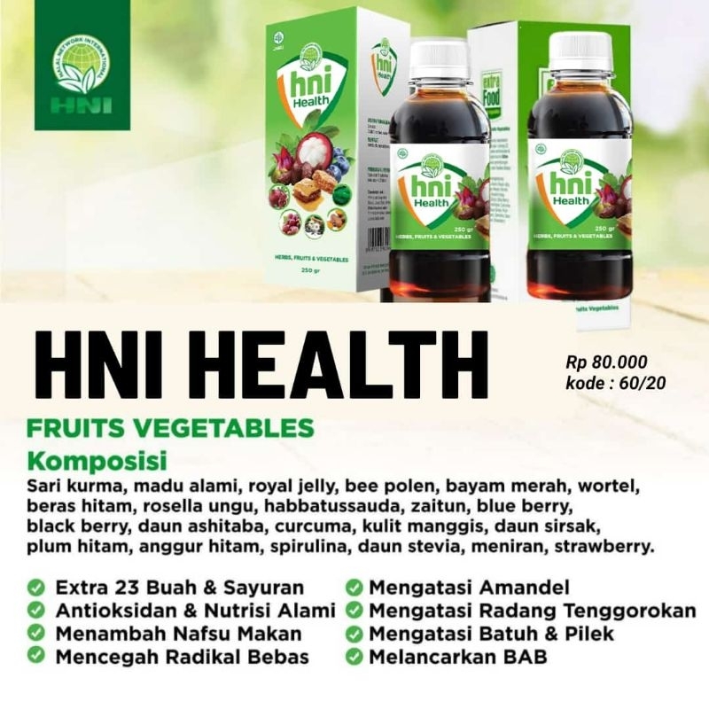 

HNI HEALTH / EKTRA FOOD