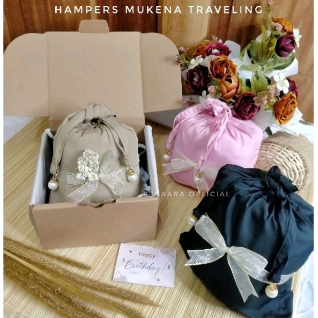 HAMPERS MUKENA TRAVELING PARASUT KOREA /HAMPERS MUKENA/HAMPERS ULANG TAHUN