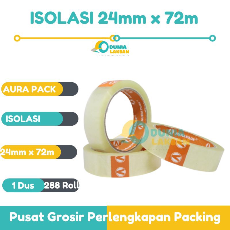 

ISOLASI 1 INC x 72 yard Murah Setara Daimaru