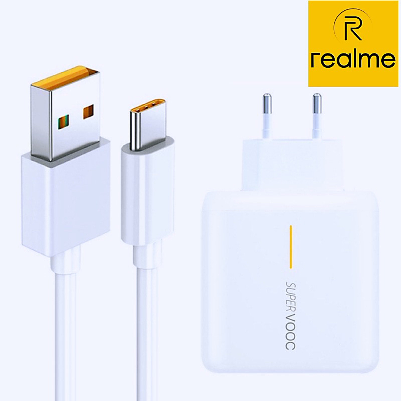 Charger Oppo Realme Original 65w Usb Micro &amp; Type c Vooc Fast Charging