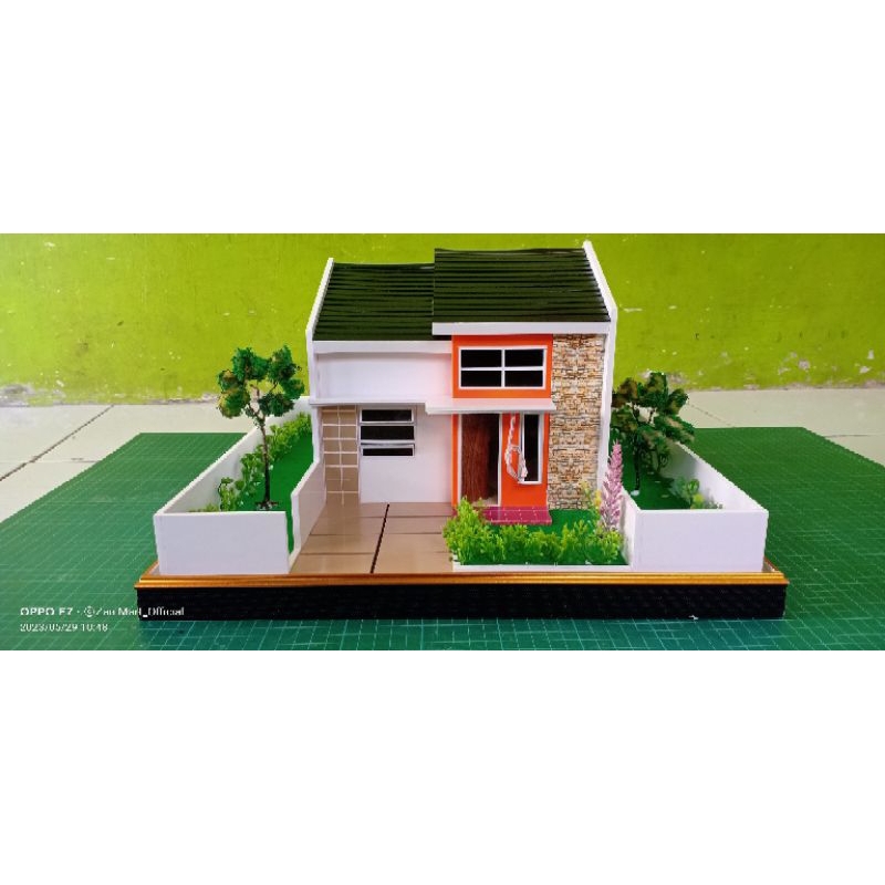 Maket rumah minimalis skala 1:25