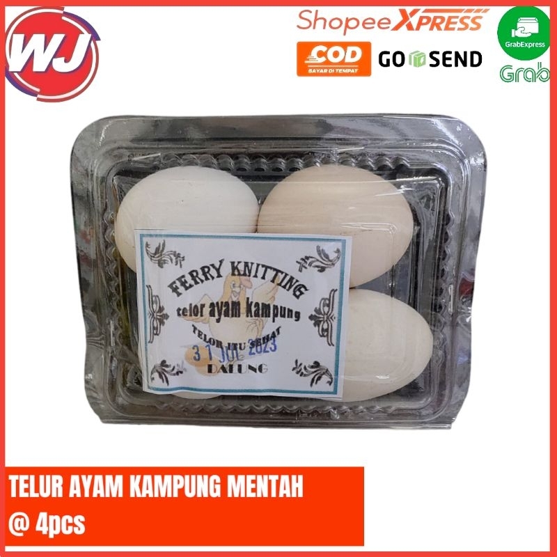 

TELUR AYAM KAMPUNG MENTAH @ 4pcs