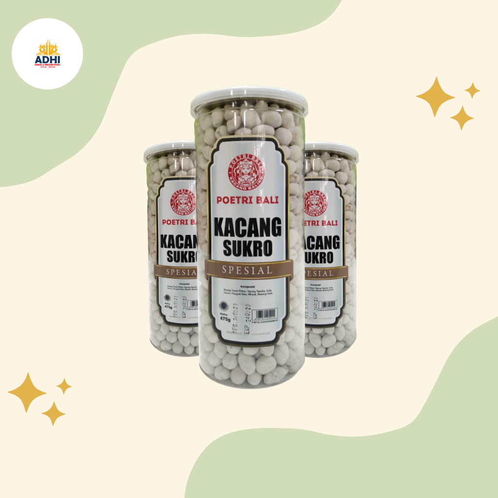 

POETRI BALI TOPLES PETCHAN KACANG SUKRO 475GR
