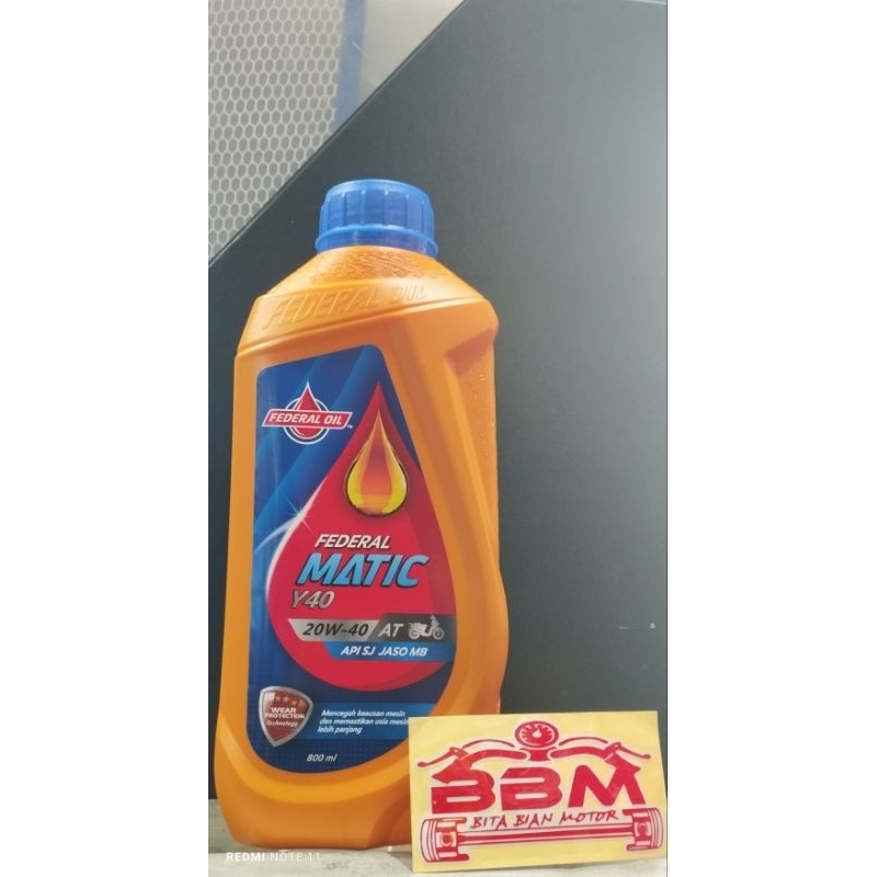 FEDERAL OIL MATIC Y40 20W-40 800ML