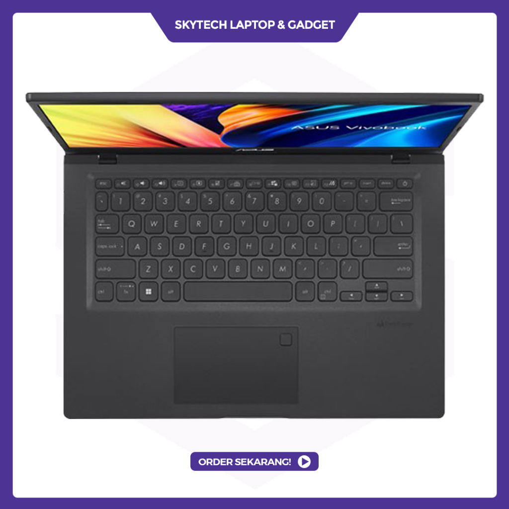 LAPTOP ASUS VIVOBOOK A1400EA VIPS351 INTEL I3 1115G4 RAM 8GB SSD 512GB WIN11 + OHS 2021 INDIE BLACK