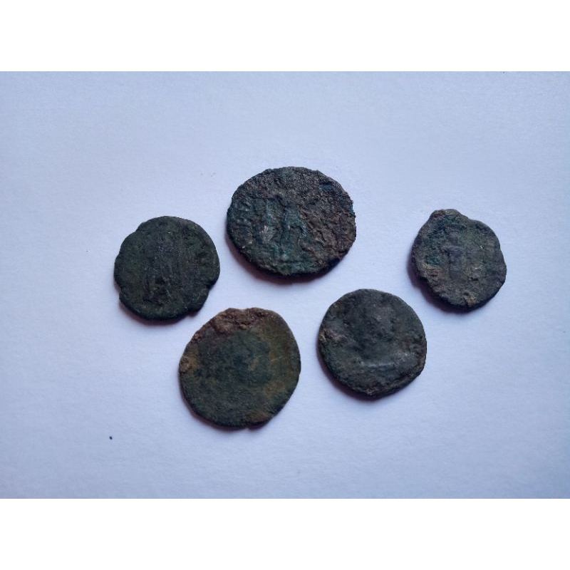 5 KEPING UANG KOIN ZAMAN ROMAWI KUNO