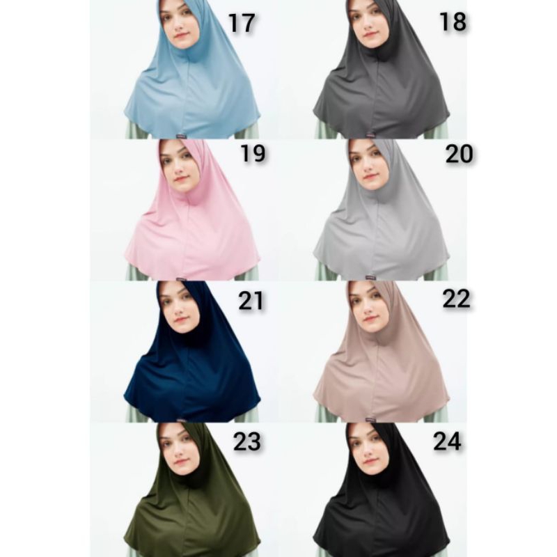 Bergo sport/Jilbab olahraga/Jilbab instan jersey menutup dada