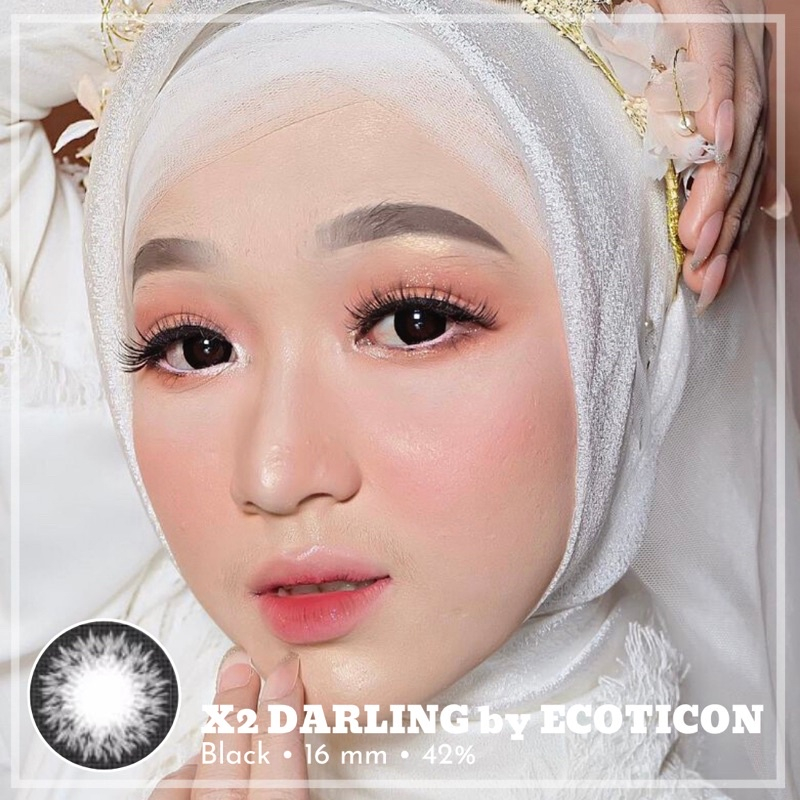 SOFTLENS X2 DARLING BLACK BIG EYES BEST SELLER ( MINUS 0,50 S/D -6.00 )