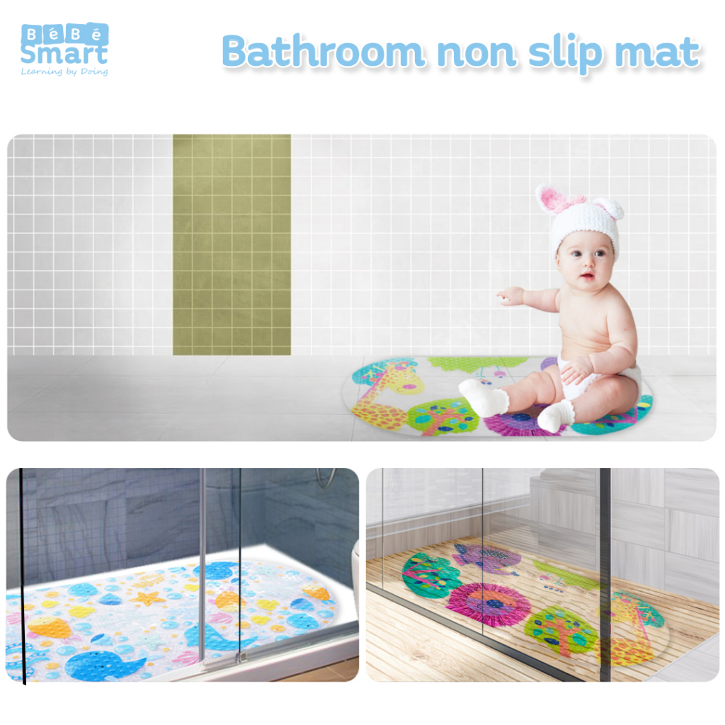 Perlak mandi Bebe smart Turtle Bath mat non slip