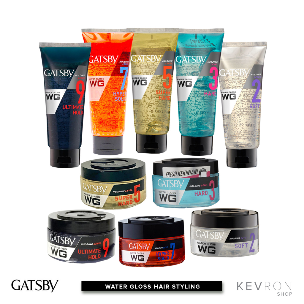 Gatsby WG Water Gloss Hair Styling Gel Minyak Rambut