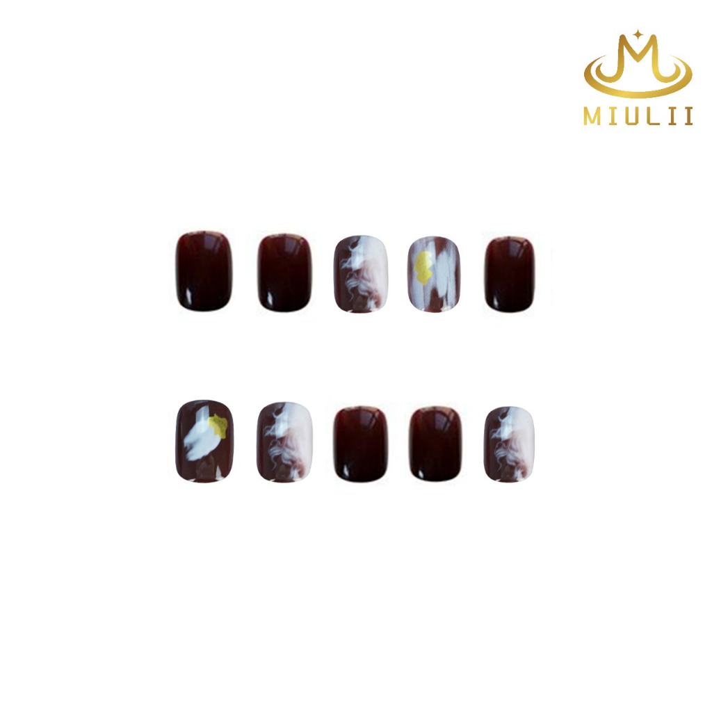 MIULII / KUKU PALSU A0726  / 24PCS / 3D / NAIL ART / PREMIUM / CUTE / FREE LEM JELLY / KUTEK