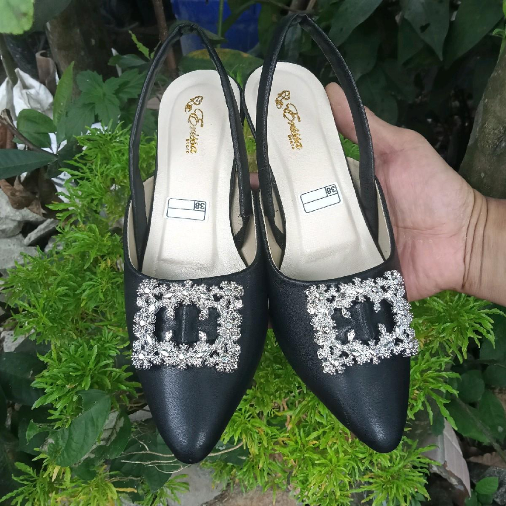 sandal wanita terbaru hak 2cm