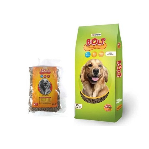BOLT DOG FOOD LAMB 20KG /Beef/Makanan Anjing Kering /Dog Food