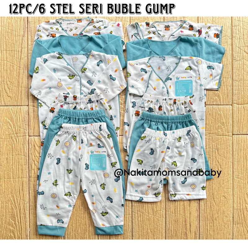 36pc Paket Hemat Perlengkapan baju bayi,bedong,perlak,waslap Newborn,3-6 dan 6-12 bulan Lahir SNI buble gump promo 8.8