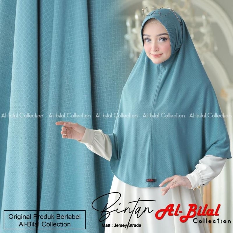 [Al Bilal Hijab] BINTAN XL••hijab instan jumbo pet motif••hijab instan jersey strada