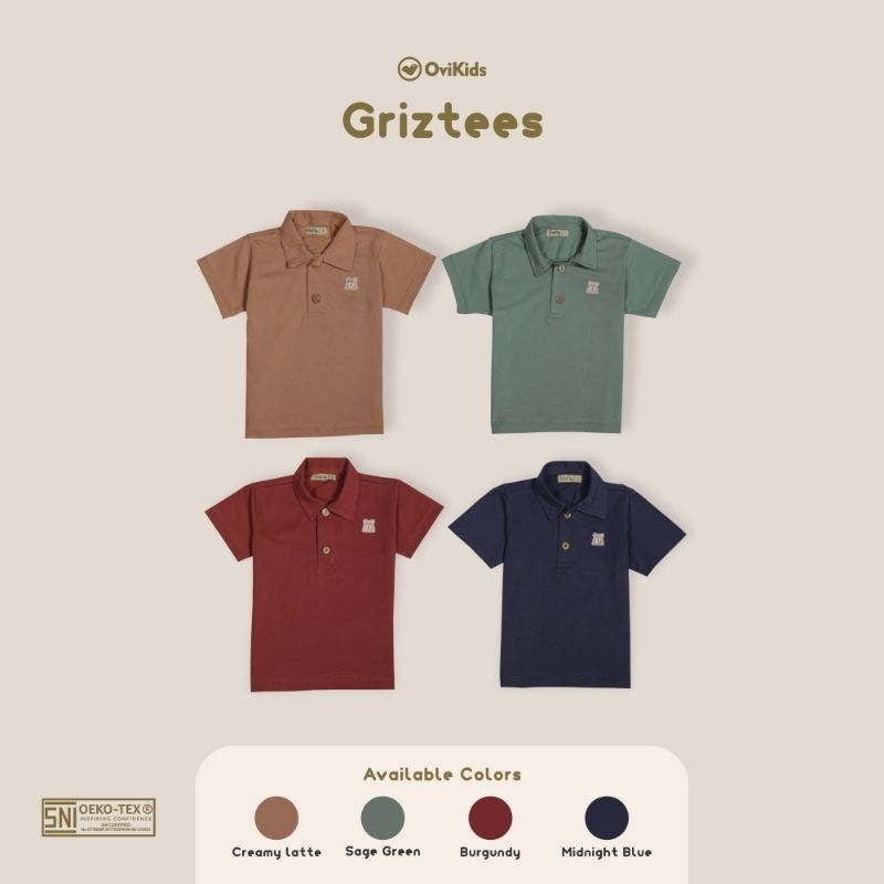 OVI KIDS - GRIZTEES OVIKIDS - POLO ANAK - KAOS POLO ANAK - BAJU POLO ANAK