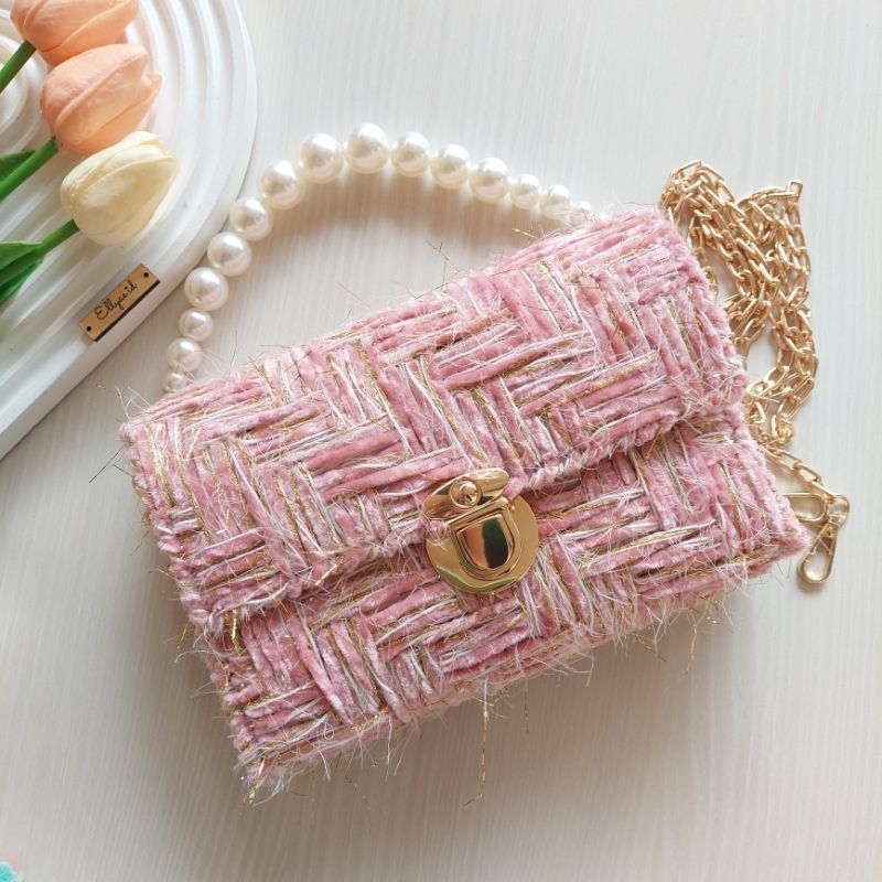 RAMI BAG | TAS RAJUT KANVAS | TAS HANDMADE