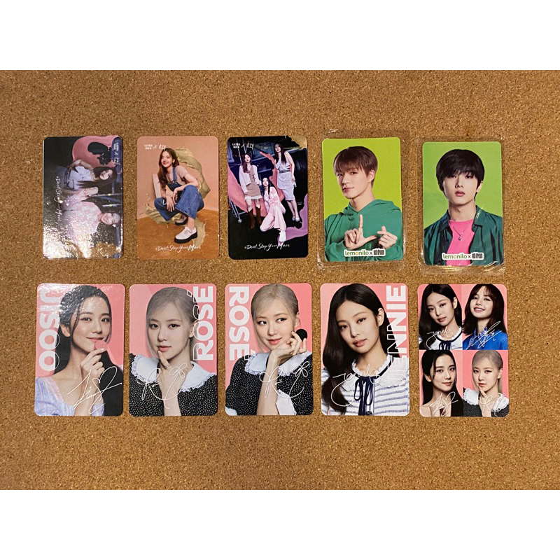 Photo Card BLACKPINK oreo NCT lemonilo ITZY ultra milk official freebies