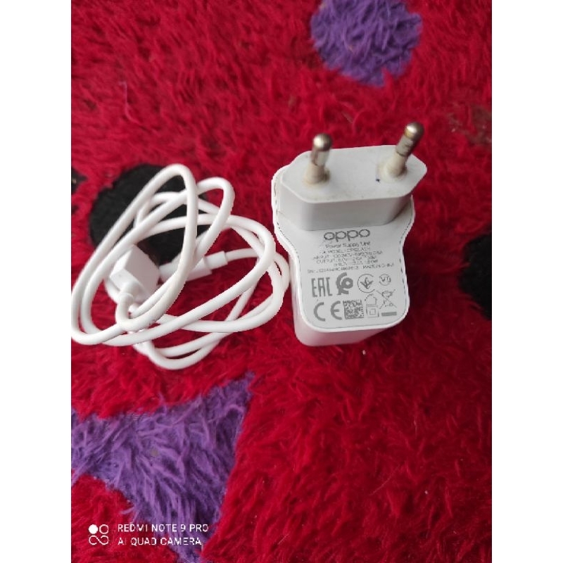 Charger cabutan oppo A52 A53 A92 A93 Reno 4f bawaan hp 18watt Asli