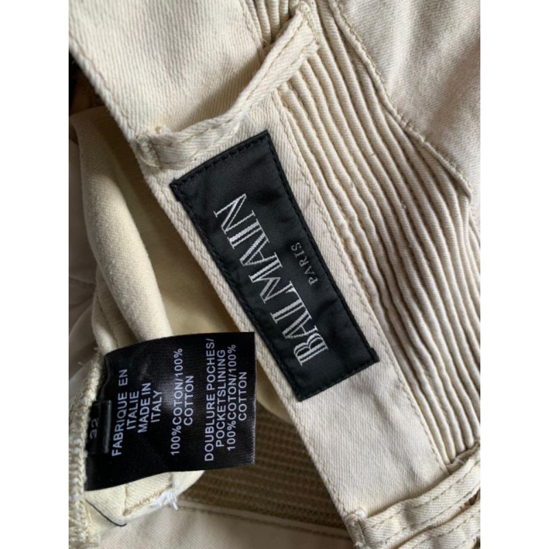 Balmain biker jeans second
