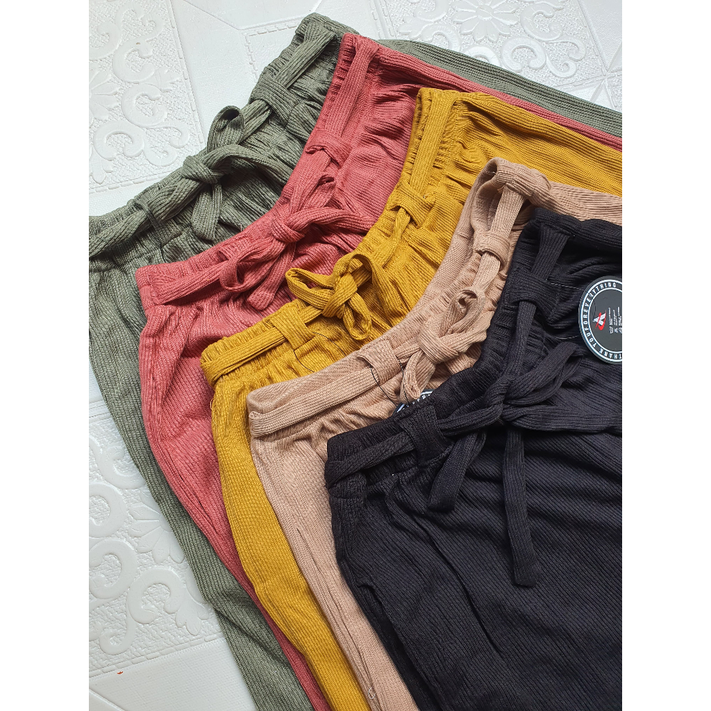 Celana Kulot Highwaist/ kulot knit/ kulot Rajut/ Kulot jumbo/ celana kulot wanita