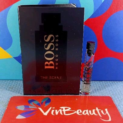 Vial Parfum OriginaL Hugo Boss The Scent EDT 1.5 ml For Men Murah