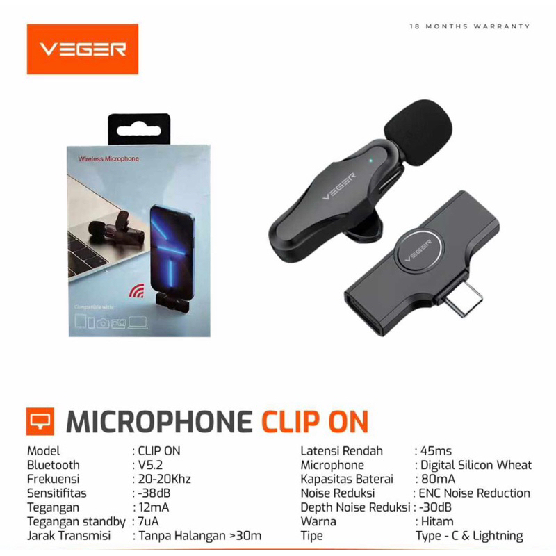 Wireless Microphone For Android Iphone Audio Portable Mini