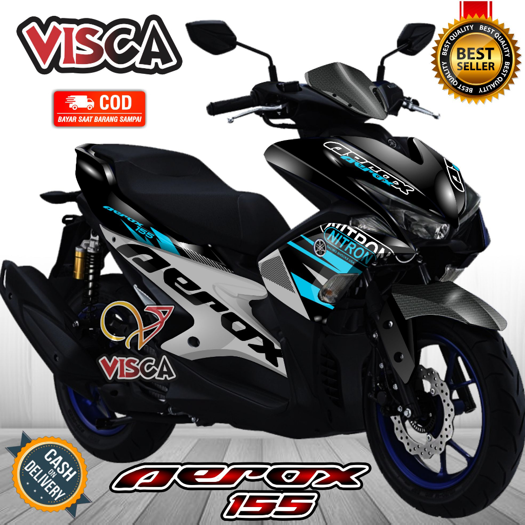 Decal Aerox 155 Old Full Body Stiker Aerox 155 Old Keren Striping Aerox 155 Old Variasi Decal Hologr