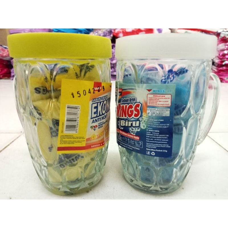 Ekonomi Wings Sabun Colek Gelas 375g