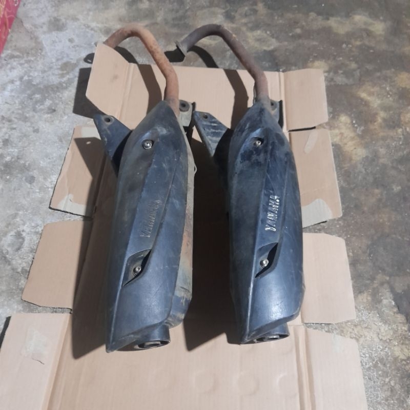 KNALPOT STANDAR YAMAHA MIO J SOUL GT 115 / FINO 115 SECOND ORIGINAL