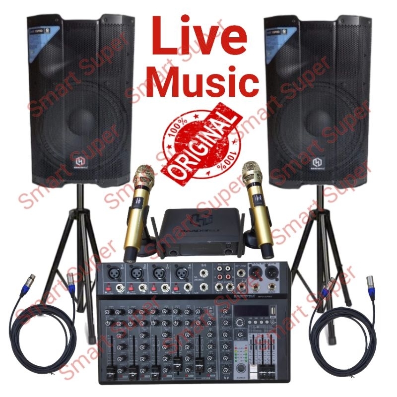 Paket Sound Sistem Outdoor Hardwell 15 inch