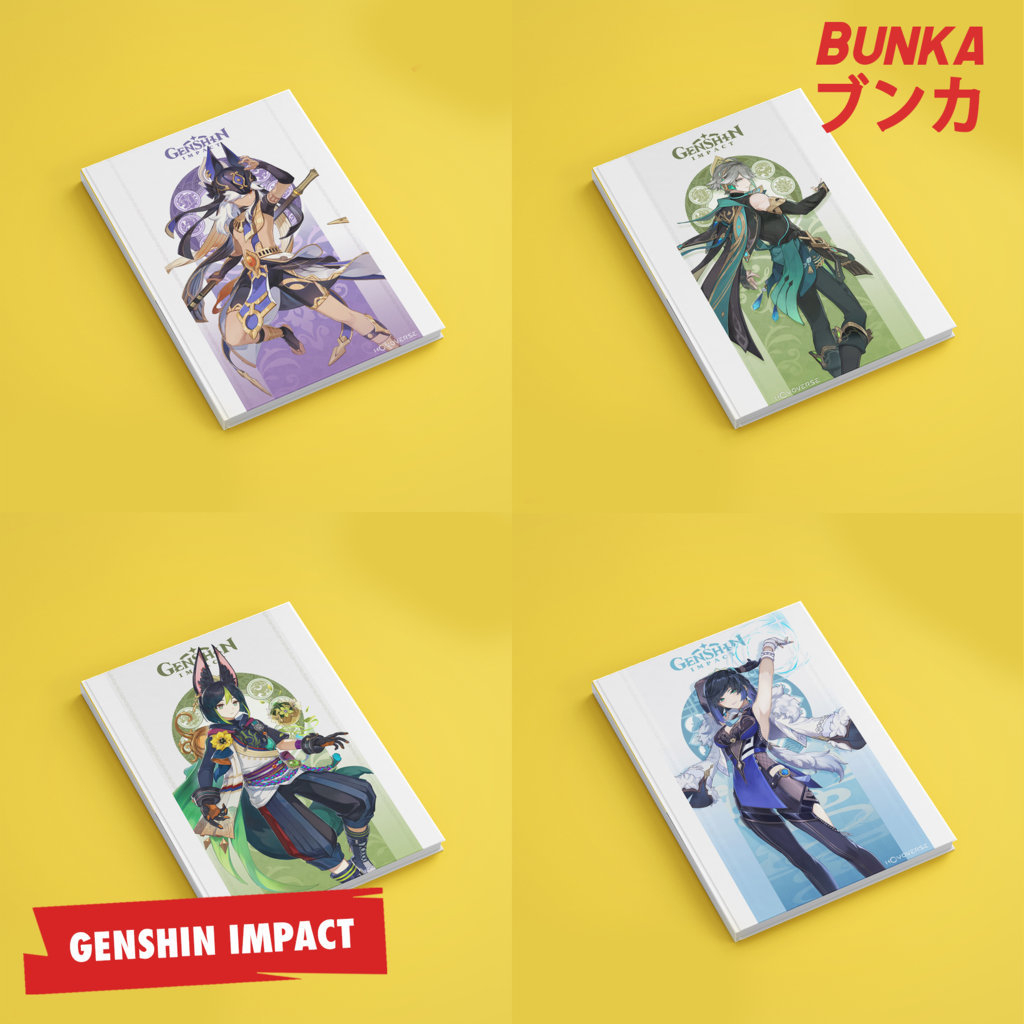 

Note Book Genshin Impact New Character Hardcover A5 Buku Tulis Catatan Notes Agenda Planner Jurnal vintage buku catatan story book kado anniversary valentine cowok cewek murah