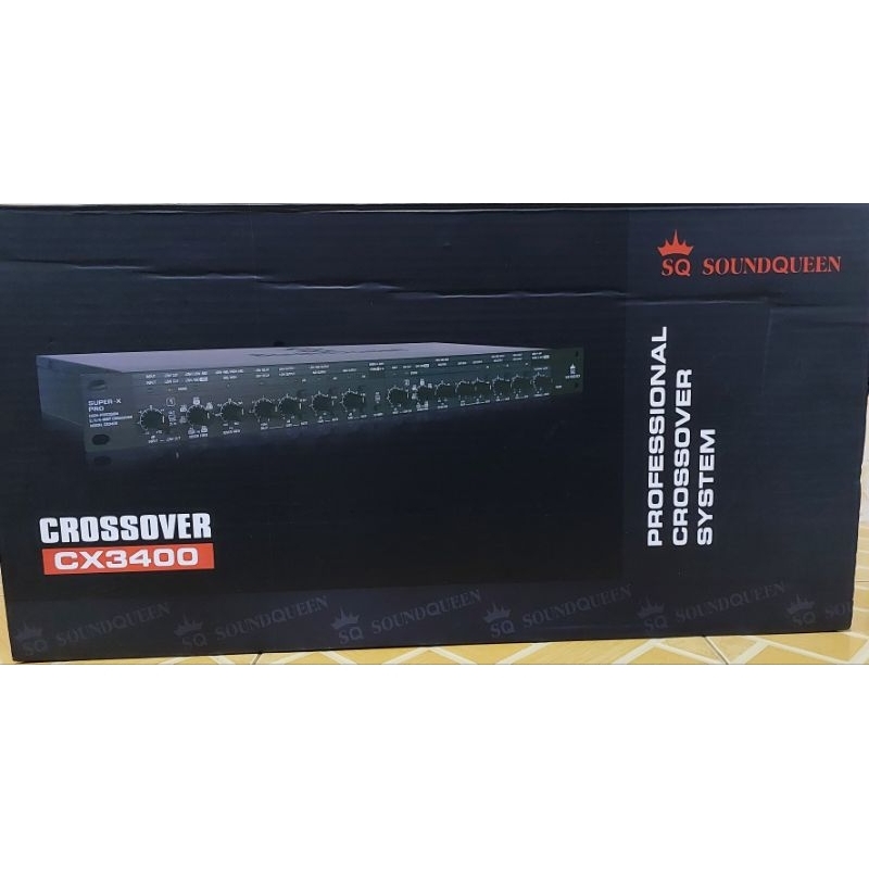 Crossover Soundqueen SQ CX3400 Super X Pro + Limiter