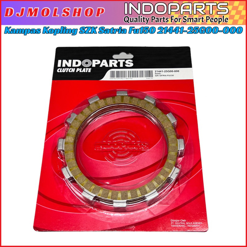 Kampas Kopling Satria Fu150 1set 5pcs Kode 21441-25G00 Ori Merk Indoparts