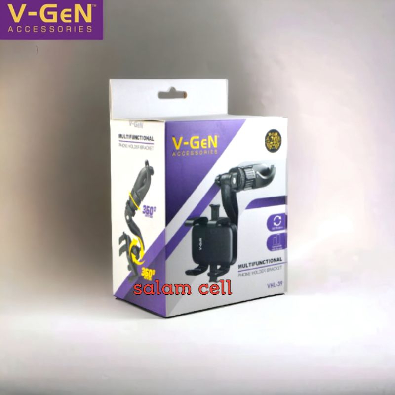 Holder V-gen VHL-39 Dudukan Hp Multifungsi Original Vgen Vhl 39 Garansi