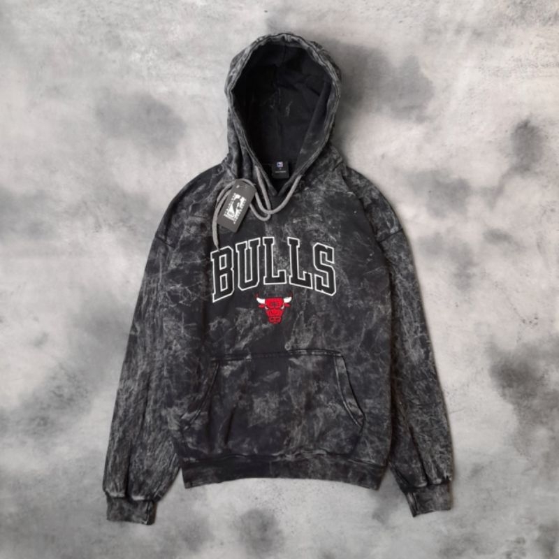 HOODIE JAKET SWEATER CHICAGO BULLS SANDWASH FULLTAG &amp; LABEL