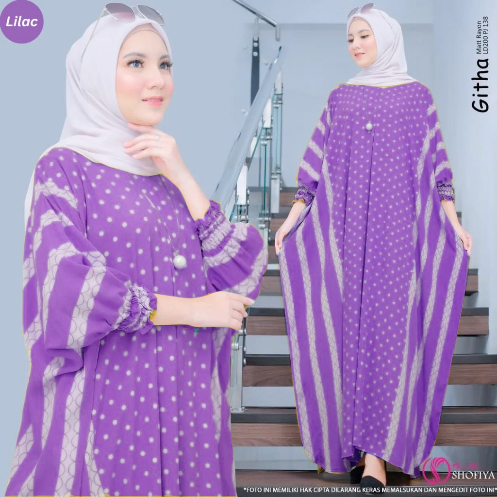 Kaftan Wanita Bahan Premium: Nyaman dan Menawan Sepanjang Hari Busana Tren Fashion Musim Ini