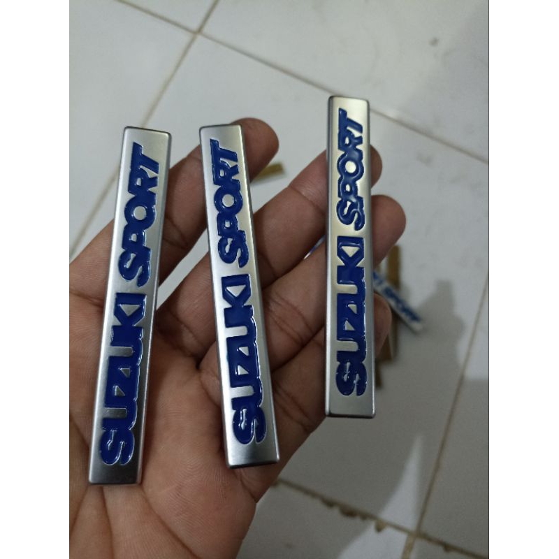 EMBLEM LOGO SUZUKI SPORT BUAT SPOILER ERTIGA DAN SIDE SKIRT