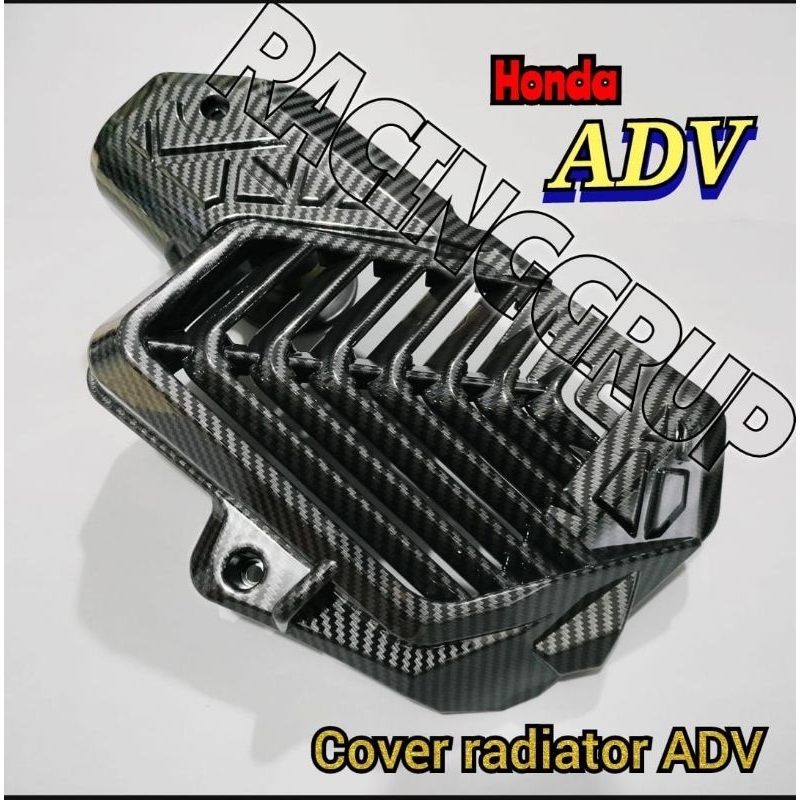 Cover Tutup Radiator Carbon ADV 160 2022 PREMIUM MODEL TRANSFORMERS