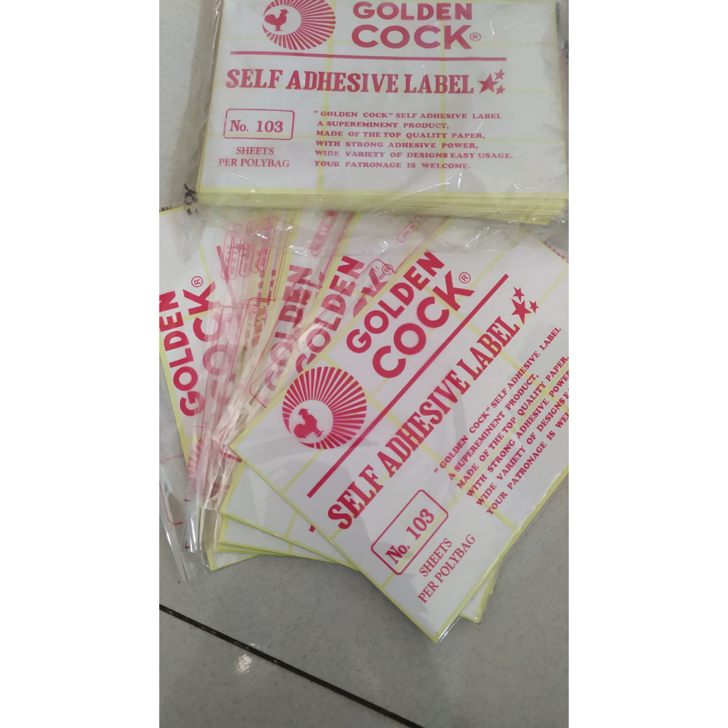 

LABEL UNDANGAN KODE 103