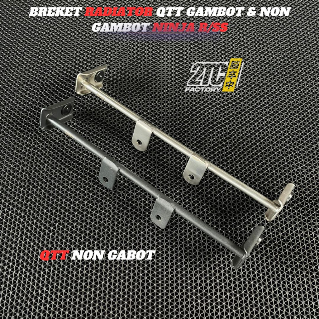 BRACKET SAYAP RADIATOR BPRO SUPPORT SIRIP NINJA R SS KOMBINASI RADIATOR B PRO NON GAMBOT  RADIATOR SPAC RADIATOR QTT STD STAINLESS