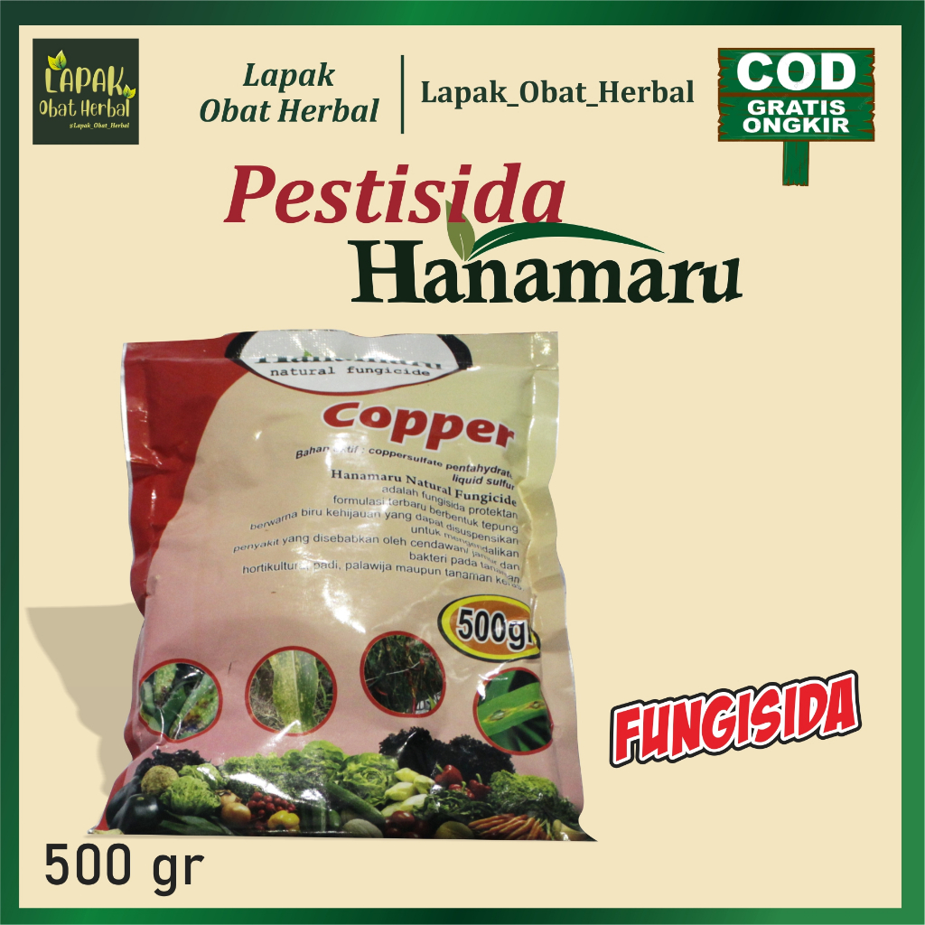 HANAMARU PESTISIDA - COOPER - FUNGISIDA UNTUK MENGATASI PENYAKIT PADA TANAMAN