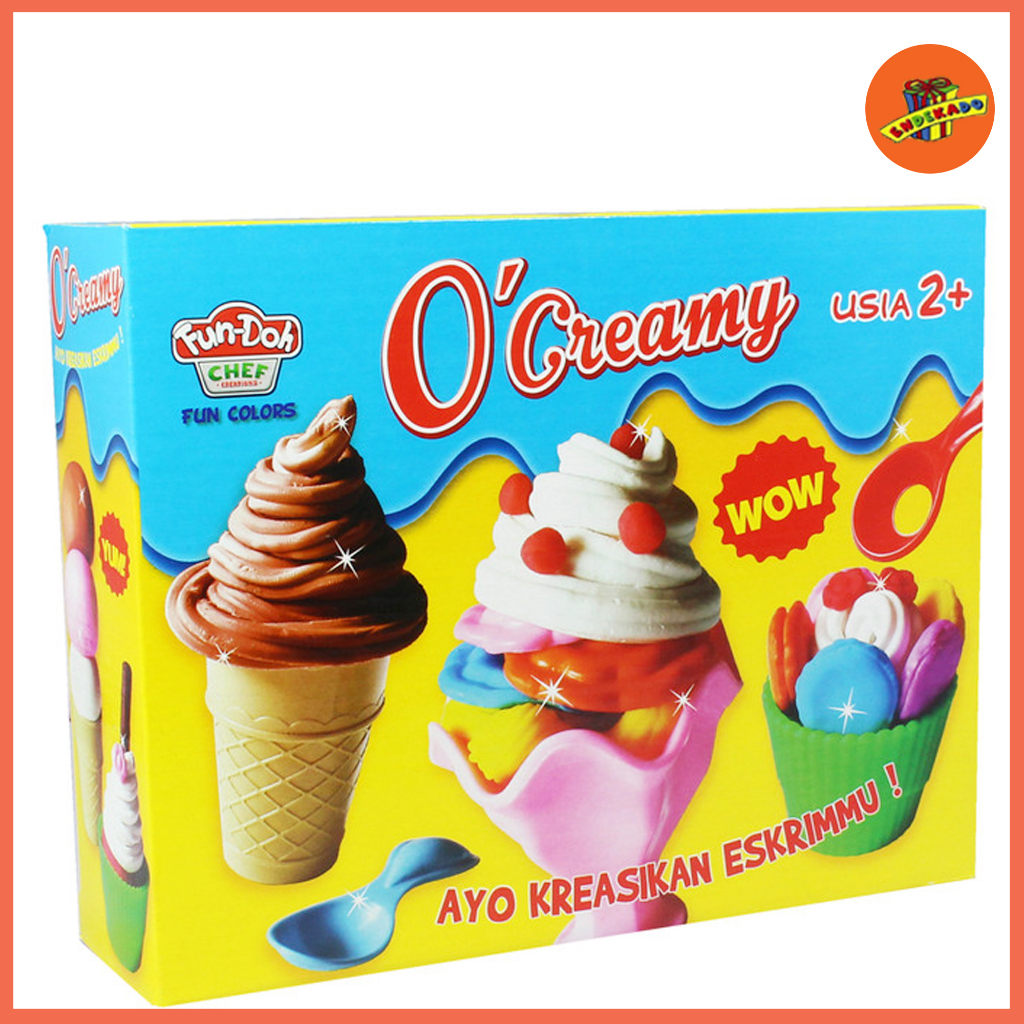 Fun doh O'creamy-Ice Cream-Lilin Mainan Anak