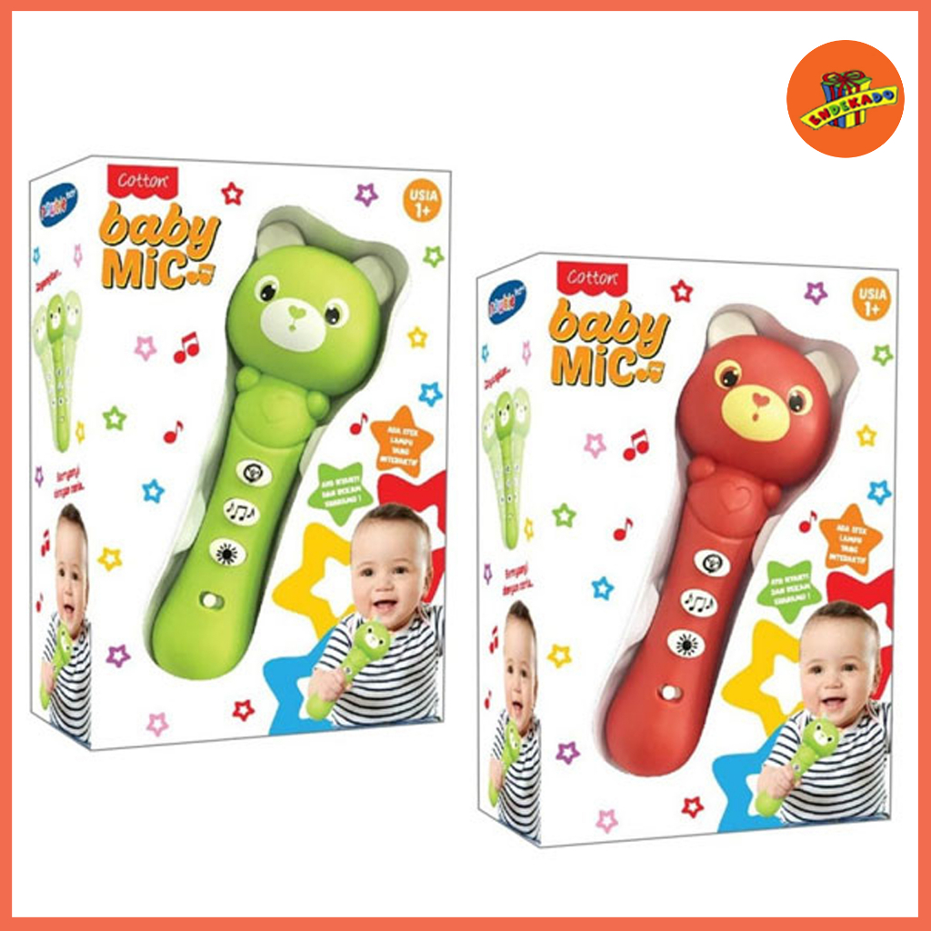 Cotton Baby Mic - Mainan Mikrofon Anak - Mainan Musikal