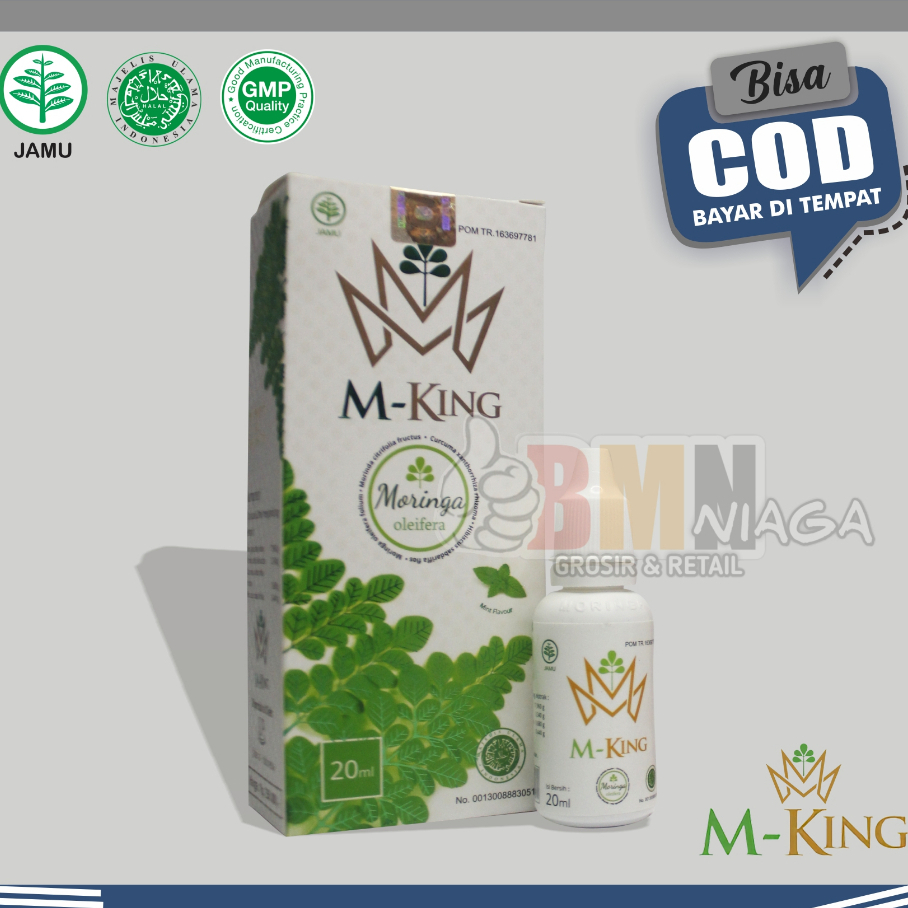 MKING / Moringa King Jamu Tetes Herbal 100% Original BPOM